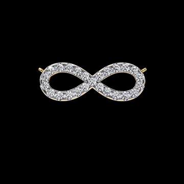 0.32 TCW Affordable Symbol of Endless Love Moissanite Diamond Pendant for Women