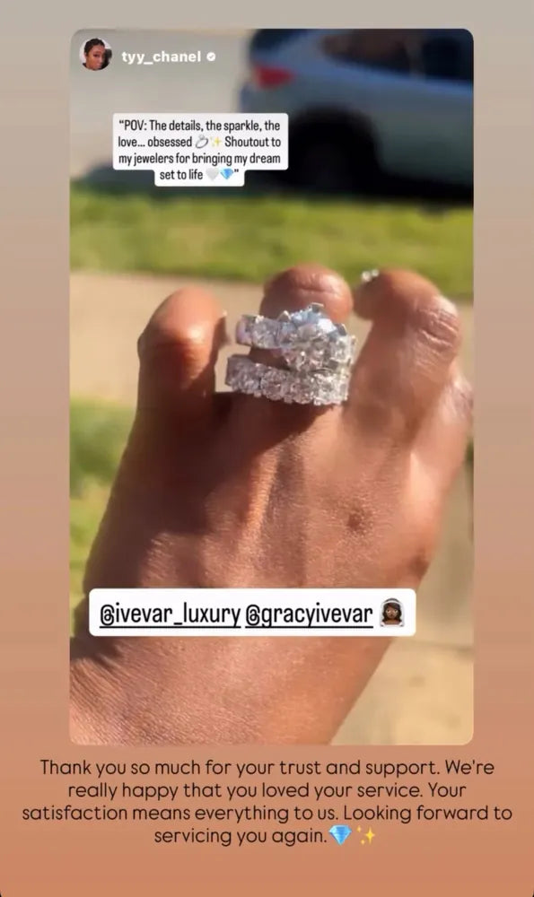 Ivevar customer wearing Ivevar jewelry