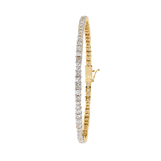 Princess Cut Lab Diamond Exquisite Personalized Bracelet