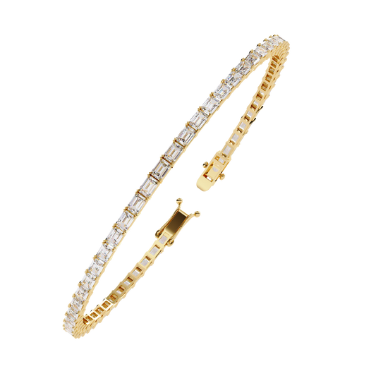 Emerald Lab Diamond Tennis Bracelet A Modern Masterpiece of Sparkle