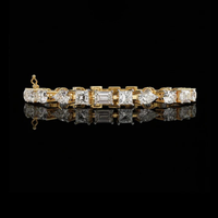 Mixed Shape Lab Grown Diamond Statement Tennis Bracelet
