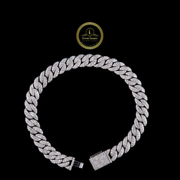 Custom Diamond Cuban  Bracelet - GRA Certified Moissanite Jewelry