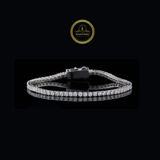 Exclusive Bespoke Lab-Grown Diamond Bracelet Custom Design by Ivevar