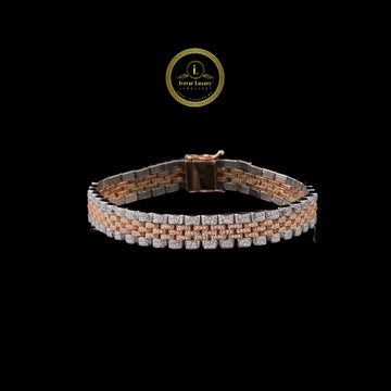 Luxury Moissanite Diamond Unisex Stylish Friendly Diamond Bracelet by Ivevar