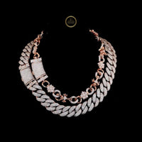 Ethical Bling: Iced Out Lab Diamond Cuban Chain – 925 Silver Ivevar