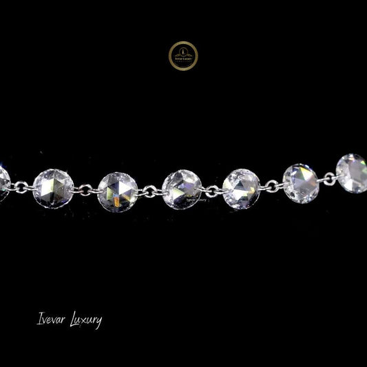 14K Gold Handcrafted Rose-Cut Diamond Statement Necklace - view 2
