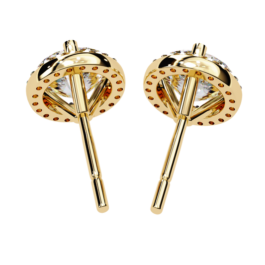 Elite Collection Of Jewels The Finest Lab Grown Round Cut Diamond Earring