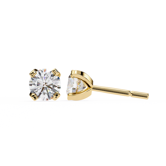 Real Sparkle Lab Grown Round Diamond Cut Earring Responsible Sourcing For Her