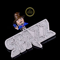 Custom Letter Pendant - 925 Silver & Gold VVS Moissanite Hip Hop Jewelry By Ivevar