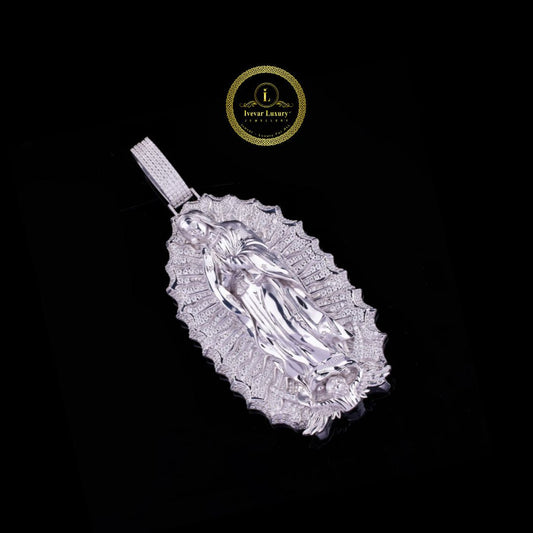 VVS1 Lab-Created Diamond Cross Pendant Stock Hip Hop Bling Ivevar