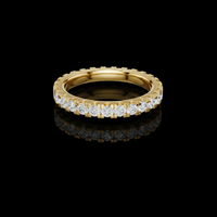 Round Brilliant Lab Grown Diamond Full Eternity Band