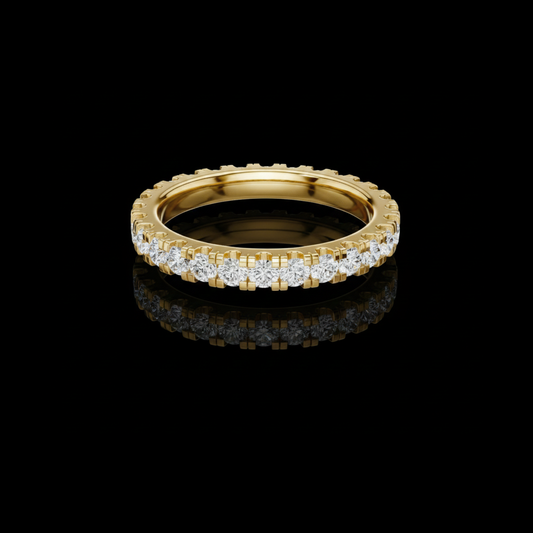 Round Brilliant Lab Grown Diamond Full Eternity Band