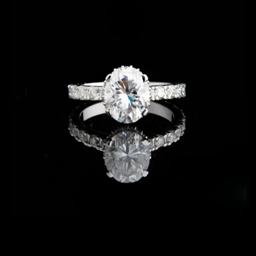 2.00 CT Luxurious Lab Created Diamond Solitaire Ring Gift for Proposal Day