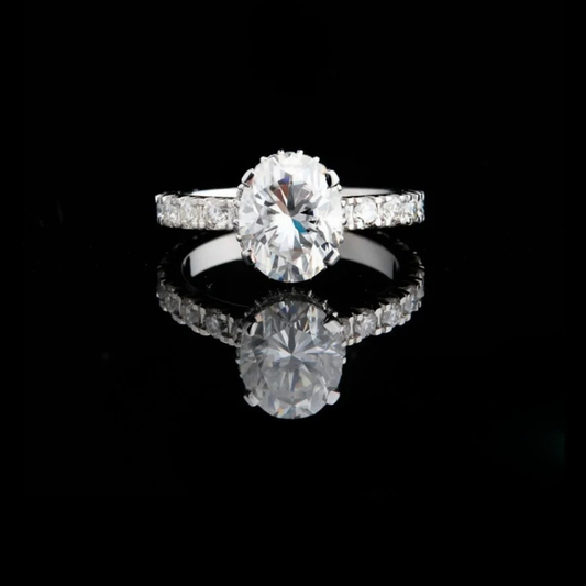 2.00 CT Luxurious Lab Created Diamond Solitaire Ring Gift for Proposal Day