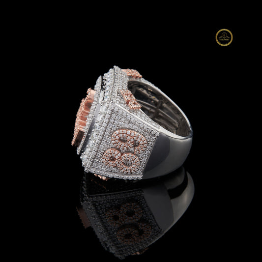 Custom Iced Out Championship Ring Pave Moissanite Diamond Design