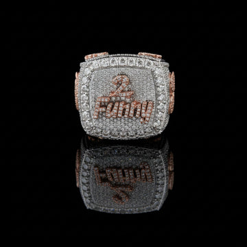 Custom Iced Out Championship Ring Pave Lab Grown Diamond Design