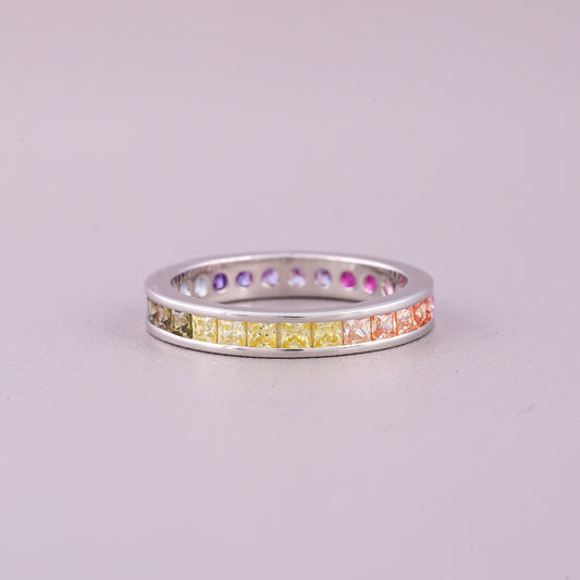 Luxury Natural Sapphire Diamond Wedding Ring by Ivevar Elegant Bridal Jewelry