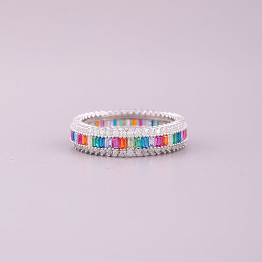 Luxury Natural Sapphire Diamond White Gold Ring by Ivevar Elegant Jewelry for Women