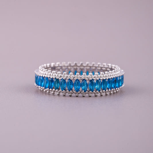 Luxury Princess Cut Natural Sapphire Diamond Ring by Ivevar Elegant & Timeless - view 2