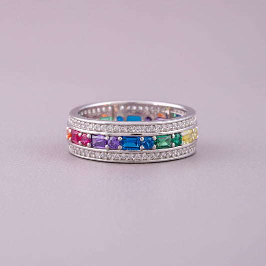 Luxury Vintage Natural Sapphire Diamond Wedding Ring by Ivevar Timeless Bridal Jewelry