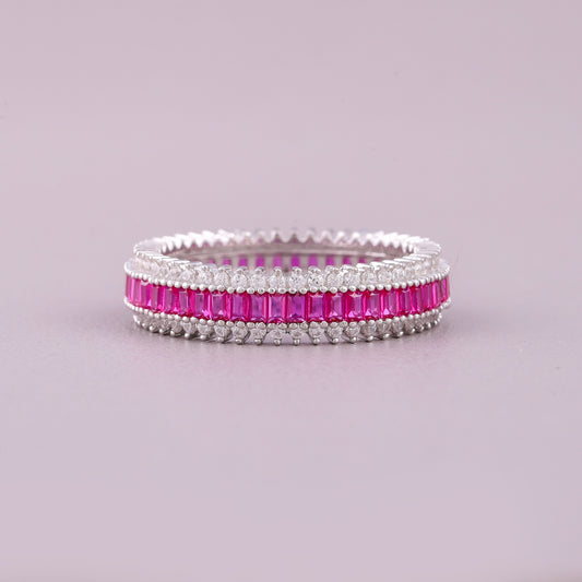 Round Natural Sapphire Diamond Ring Luxury by Ivevar
