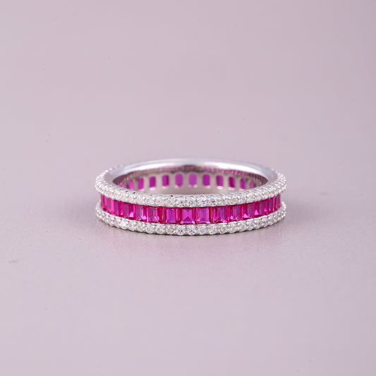 Sapphire Diamond Eternal Band Never-Ending Love Symbol By Ivevar
