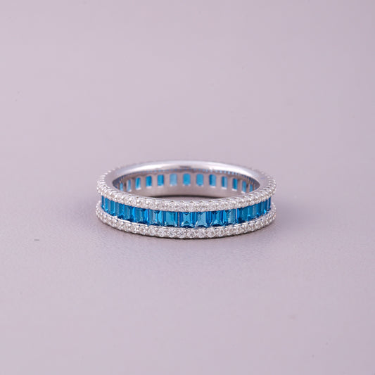 Unique Oval Natural Sapphire Diamond Ring by Ivevar Custom Luxury Engagement - view 2