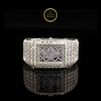 Imperial Precision Lab-Grown Diamond Watch Fully Iced-Out Timepiece with Baguette and Princess Cut Stones for Unmatched Brilliance
