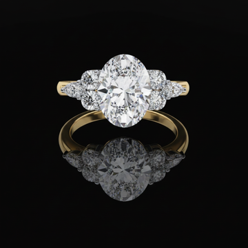 2.11 CT Romantic Oval Cut Lab Grown Diamond Ring For Perfect Women’s Engagement Ring