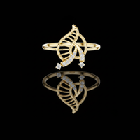 Nature-Inspired Lab Grown Diamond Statement Delicate Ring