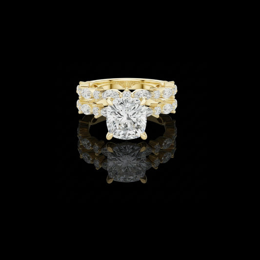 2.65 CT Ultimate Lab Grown Cushion Cut Diamond Ring For Every Moment