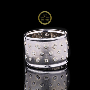 2.75 TCW Bold Lab Grown Baguette & Round Diamond Bracelet Modern Iced Style by Ivevar Luxury