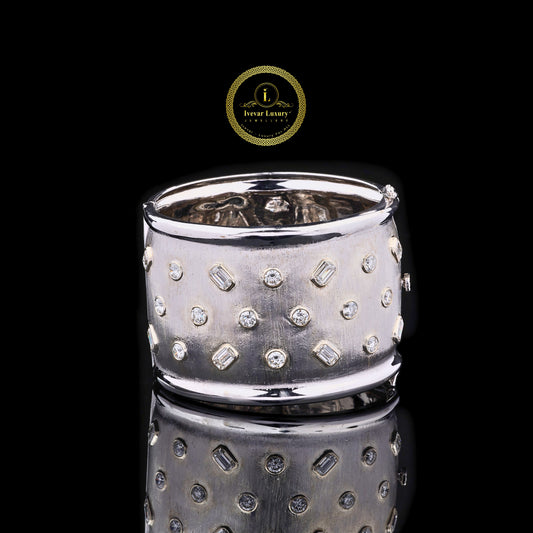 2.75 TCW Bold Lab Grown Baguette & Round Diamond Bracelet Modern Iced Style by Ivevar Luxury