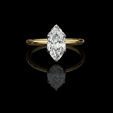 1.08 CT Top Quality Marquise Cut Moissanite Diamond Solitaire Ring For Special Occasion