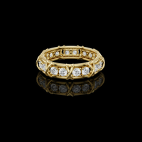Round Cut Lab Grown Diamond Eternity Band