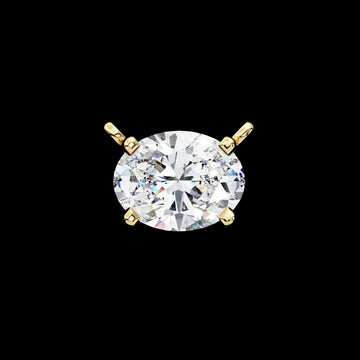 1.66 TCW Unique Oval Cut Moissanite Diamond Pendant Designs Classic & Modern Picks