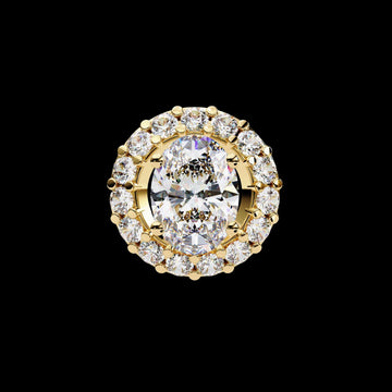 0.97 TCW Sleek & Trendy Oval Cut Lab Grown Diamond Pendant for Special Occasion Gift