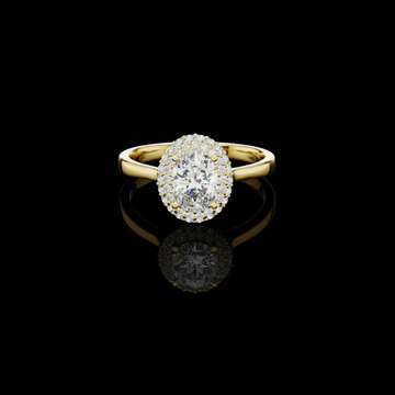0.60 CT Charming Moissanite Oval Cut Diamond Ring For Good Time