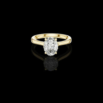 0.75 CT Stunning Moissanite Oval Cut Diamond Ring For Wedding Bride