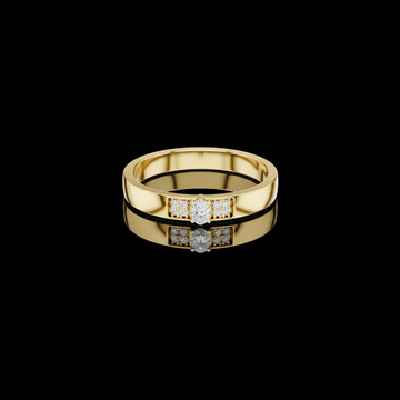0.76 CT Timeless Moissanite Diamond Ring with Oval Center Stone and Pave Accents