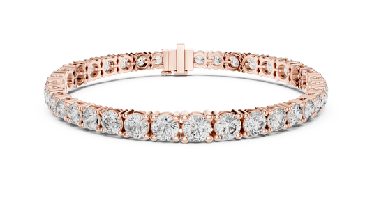 Round Moissanite Diamond Tennis Bracelet For Her Jewelry