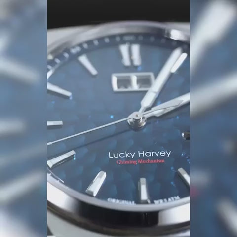 Sound Of Nature Big Date Ocean Blue Hammer Chiming Limited Edition Automatic Watch
