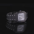 Midnight Diamond Prestige Collection Full Pavé Diamond Chronograph Black Luxury Timepiece Duo