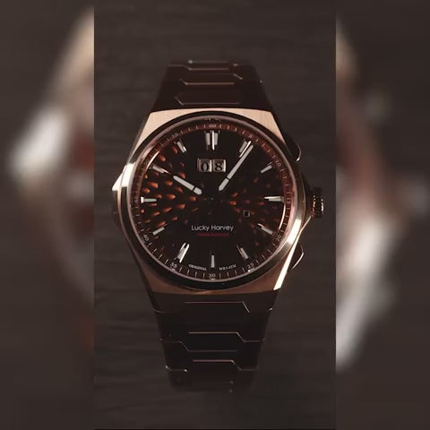 Sound Of Nature Big Date Rose Gold Hammer Chiming Limited Edition Automatic Watch