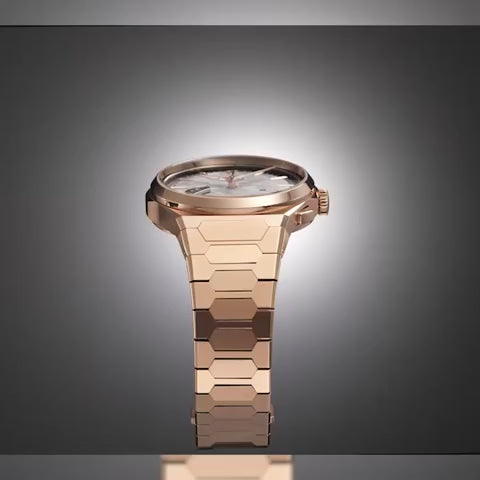 Meteorite Dial Rose Gold Titanium Chiming Limited Edition Automatic Watch
