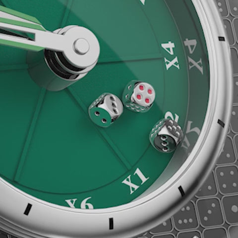 Casino Series Green Sic Bo Automatic Watch