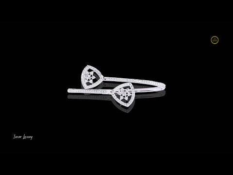 1.35 TCW Chic & Modern Lab Grown Round Cut Diamond Bracelet For Wedding Days