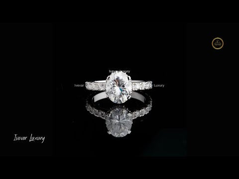 2.00 CT Luxurious Lab Created Diamond Solitaire Ring Gift for Proposal Day