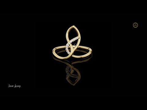 0.043 TCW Twisted Loop Ring Adorned with Sparkling Lab Grown Diamonds