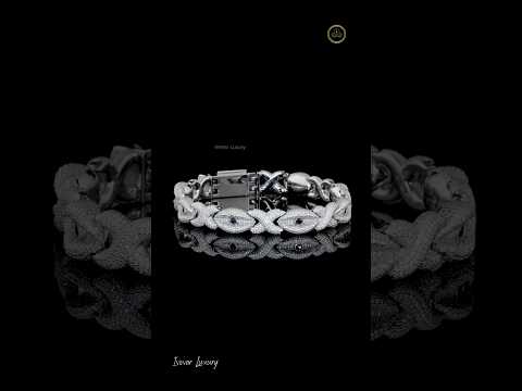 Trandy Custom Moissanite Diamond Cuban  Bracelet Jewelry by Ivevar